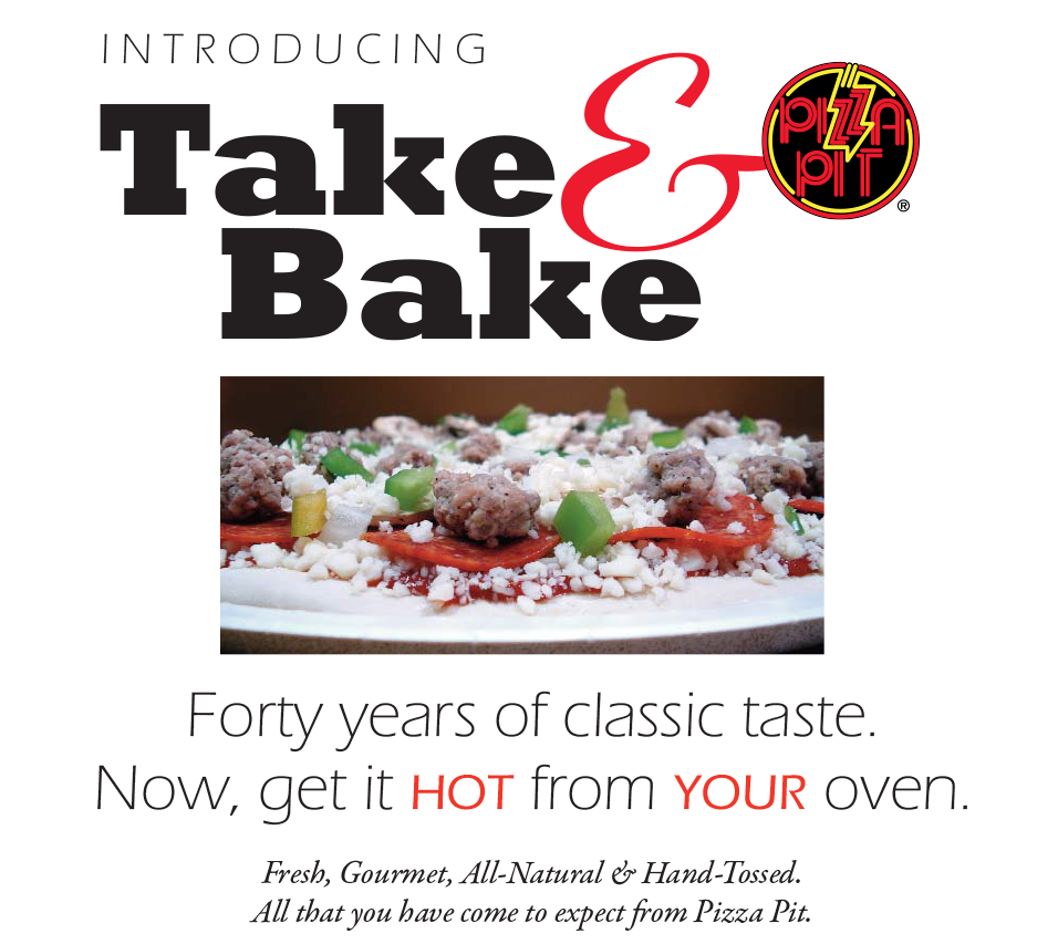 Introducing take and bake pizza